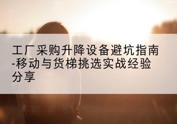 文昌移动式升降机怎么选-工厂采购升降设备避坑指南-移动与货梯挑选实战经验分享